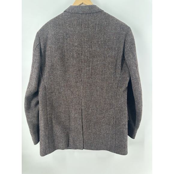 Harris Tweed Blazer Men’s Scottish Wool Sports Jacket Coat Speckled USA CLEAN - Picture 2 of 12